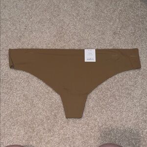 NWT Auden nude invisible edge Thong (XL/16)